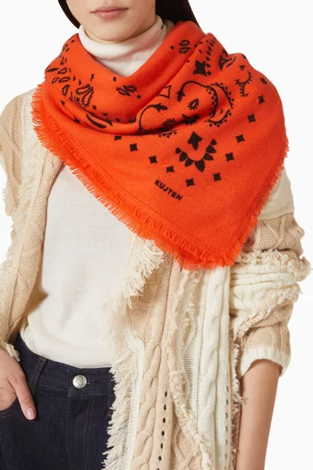 Large Hachiko Bandana in Cashmere