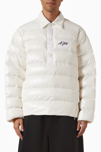 x A$AP Rocky Vardar Down Polo Shirt Jacket