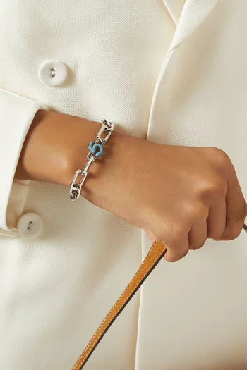Five Charm in Sterling Silver with Enamel