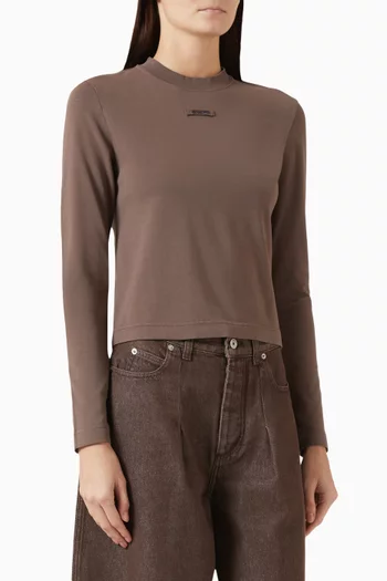 Le Gros Grain T-shirt in Cotton Blend