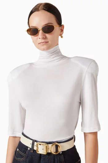 Alba Sunglasses in Stainless Steel