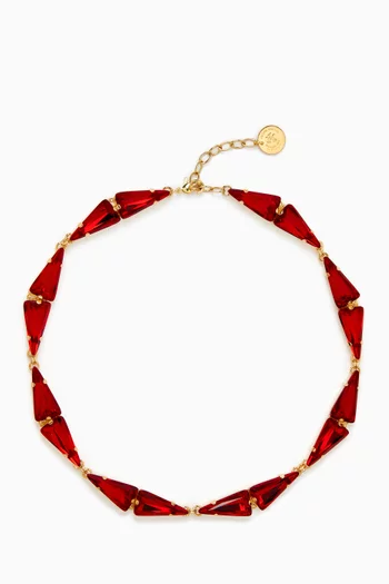 Selene Necklace in Gold-plated Brass