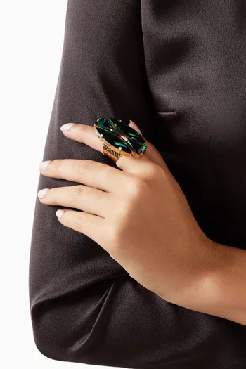 Hera Cluster Ring in Gold-plated Brass