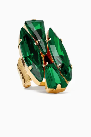Hera Cluster Ring in Gold-plated Brass