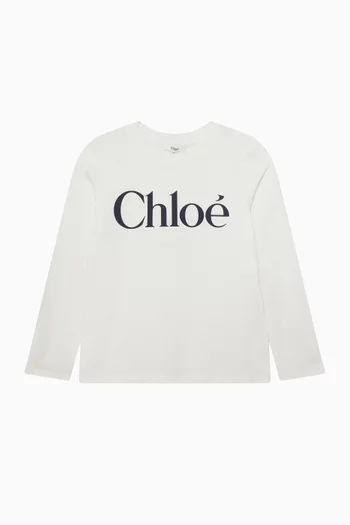 Logo-print T-shirt in Cotton-jersey