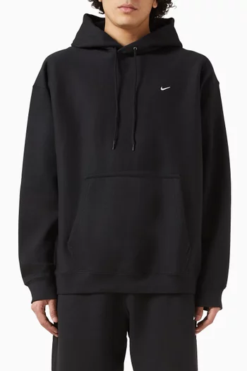 Solo Swoosh Hoodie in Cotton-fleece