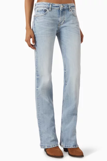 Maria Slim Bootcut Jeans in Denim