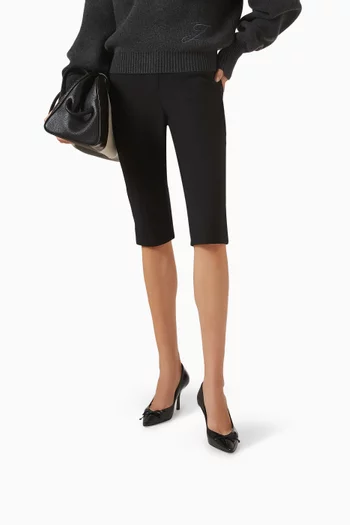 حذاء كلاسيك تورني بكعب 80 مم جلد