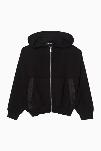 Logo Zip Hoodie