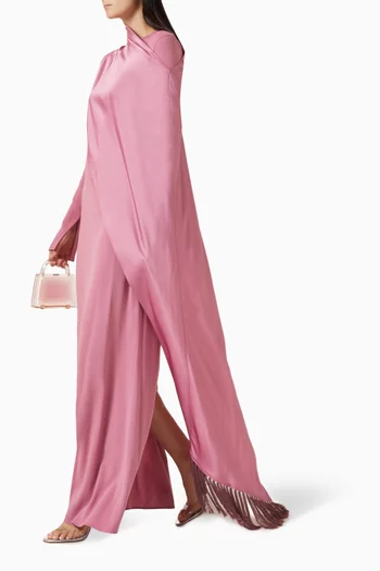 Mounia Maxi Dress in Crepe Cady