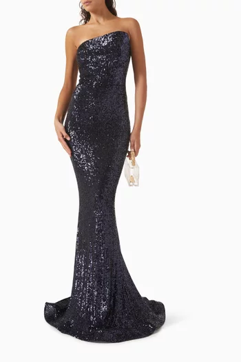Sequin-embellished Mermaid Gown