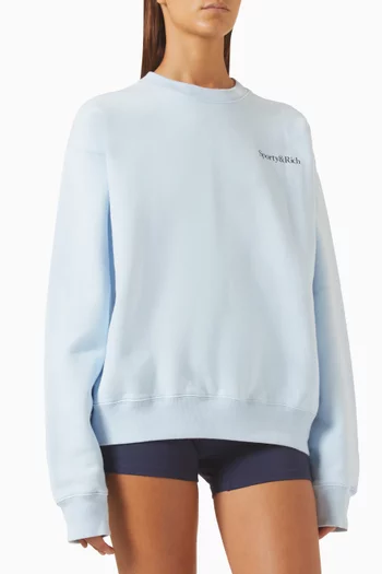 Play Tennis Sweatshirt in Cotton