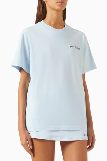 Play Tennis T-shirt in Cotton