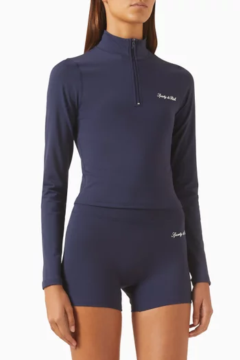 Signature Sports Quarter-zip Top