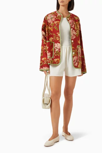 Roman Brocade Jacket in Silk