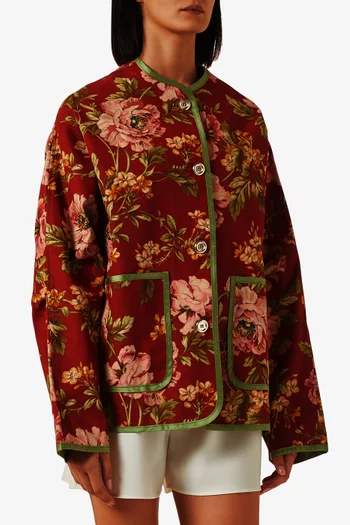 Roman Brocade Jacket in Silk