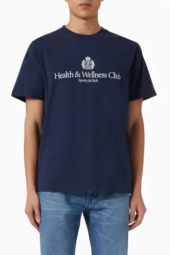 H&W Crest T-shirt in Cotton
