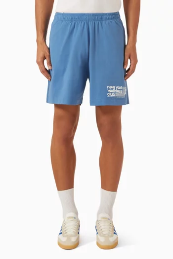 USA Wellness Club Gym Shorts in Fleece