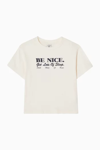 تي شيرت بطبعة Be Nice قطن للأطفال