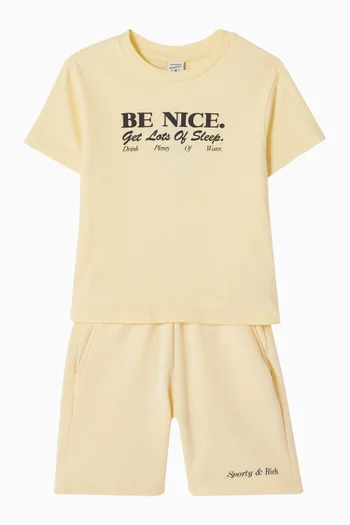 تي شيرت بطبعة Be Nice قطن للأطفال