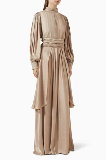 Romy Draped Maxi Dress