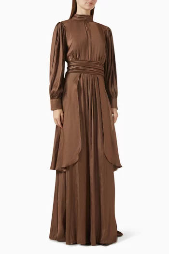 Romy Draped Maxi Dress
