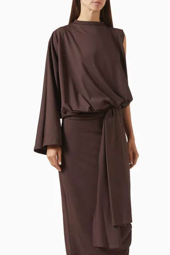 Drape Top in Crepe Georgette