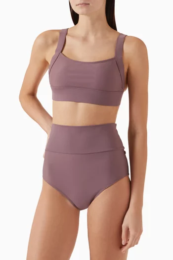 High-waist Bikini Set in ECONYL®