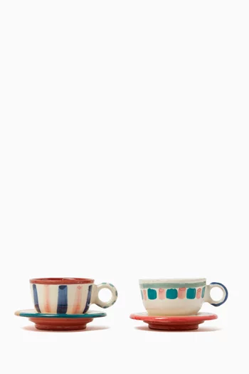 Coffee Cups in Ceramic, Set of 2
