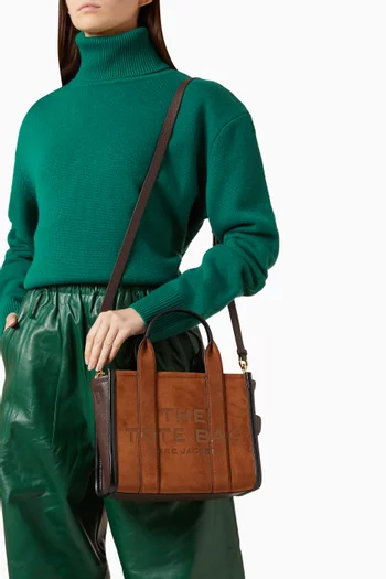 The Small Tote Bag in Suede