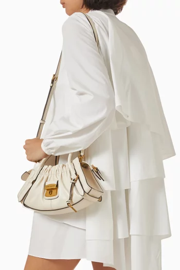 The Small Cristina Satchel Bag in Nappa Leather