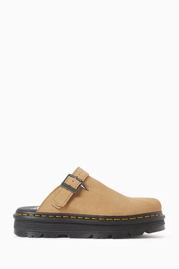 Zebzag Mules in Suede