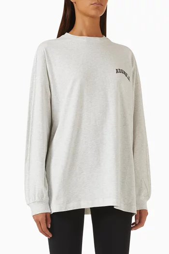 Signature Long Sleeve T-shirt in Organic Cotton