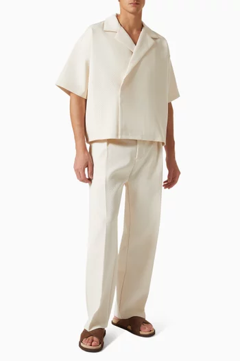 Abel Boxy Double Breasted Shirt
