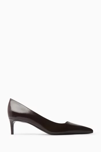 Jett D'Orsay 45 Pumps in Smooth Leather
