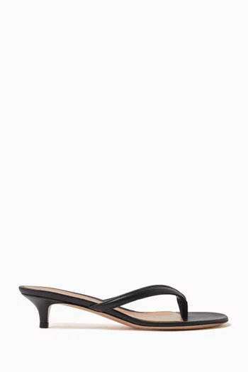 Thong Sandals in Nappa Leather