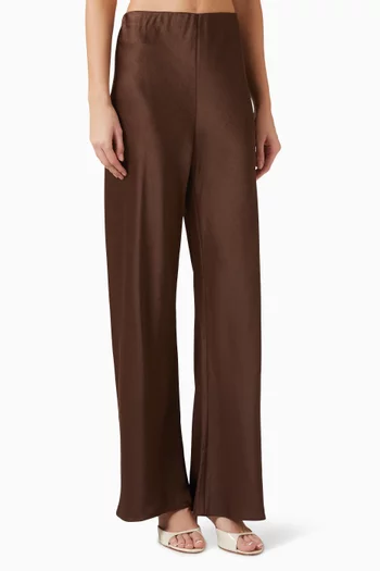 Bias Pants in Satin