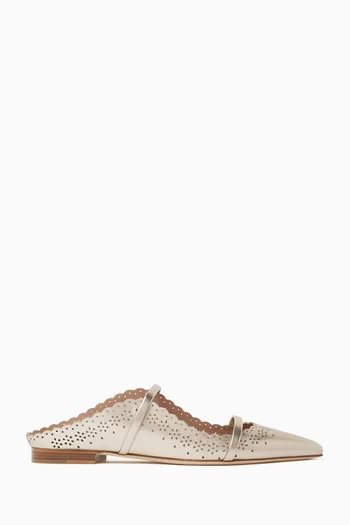 Maureen Flats in Laser-cut Leather