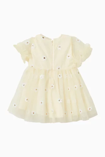 Festive Sequin-embellished Dress in Tulle