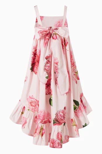 Roses-print Dress