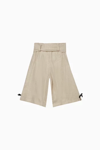 Gold Trousers in Linen