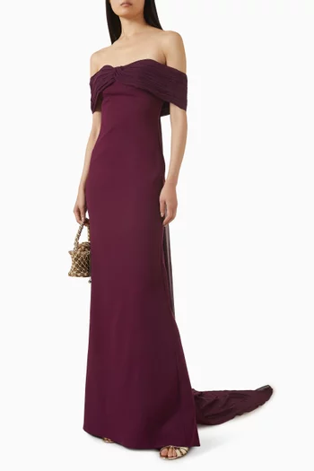 Miranda Off-shoulder Gown