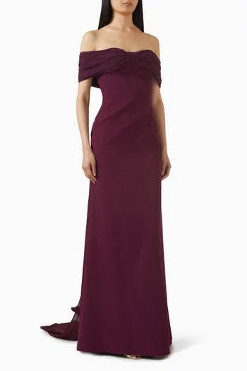 Miranda Off-shoulder Gown