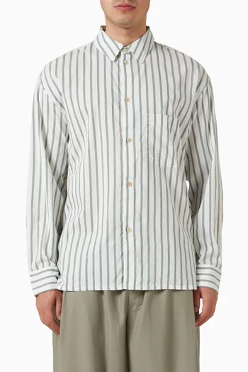 Gusto Shirt in Cotton, Silk & Linen
