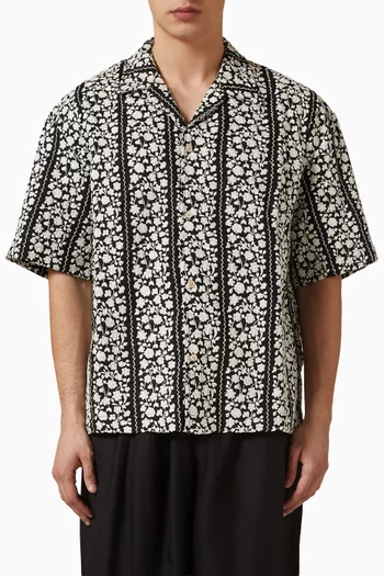 Samata Embroidered Shirt in Cotton