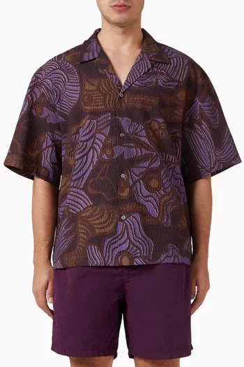 Samata Shirt in Seersucker Cotton