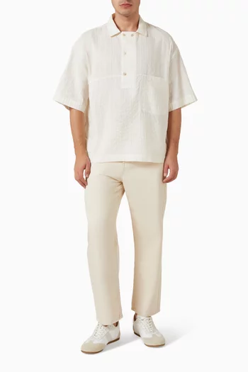 Taita Shirt in Cotton, Linen & Silk