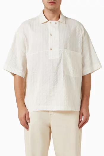 Taita Shirt in Cotton, Linen & Silk