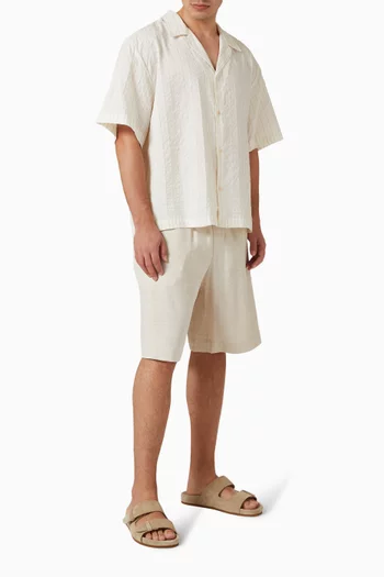 Saleh Shorts in Linen & Silk