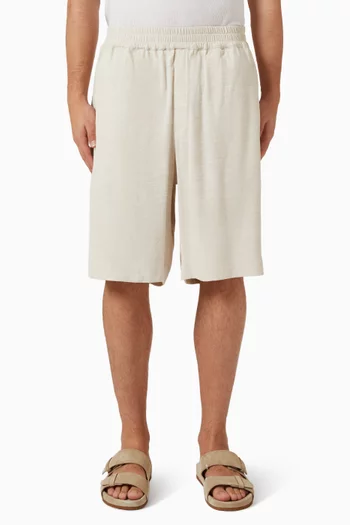 Saleh Shorts in Linen & Silk